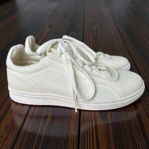 VIVAIA Evermore Round-Toe Washable Sneakers  Whisper White – Size 39 NEW